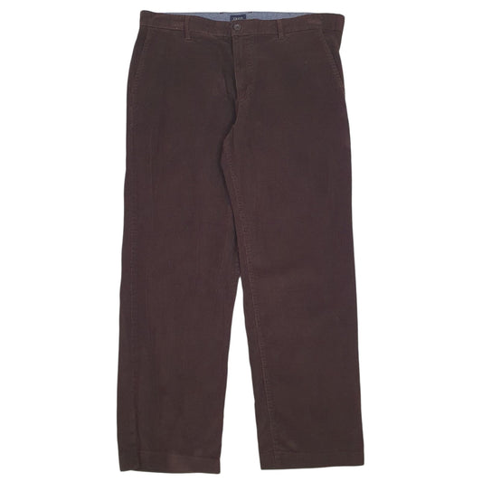 Mens Brown Izod  Corduroy Trousers