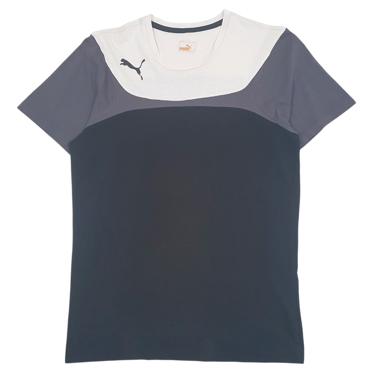 Mens Black Puma Sport Short Sleeve T Shirt