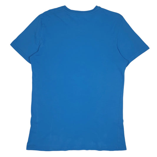 Mens Blue Napapijri Spellout  T Shirt