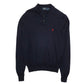 Mens Navy Polo Ralph Lauren Polo Shirt Collared Crewneck Jumper