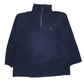 Mens Navy Kappa  Quarter Zip Jumper