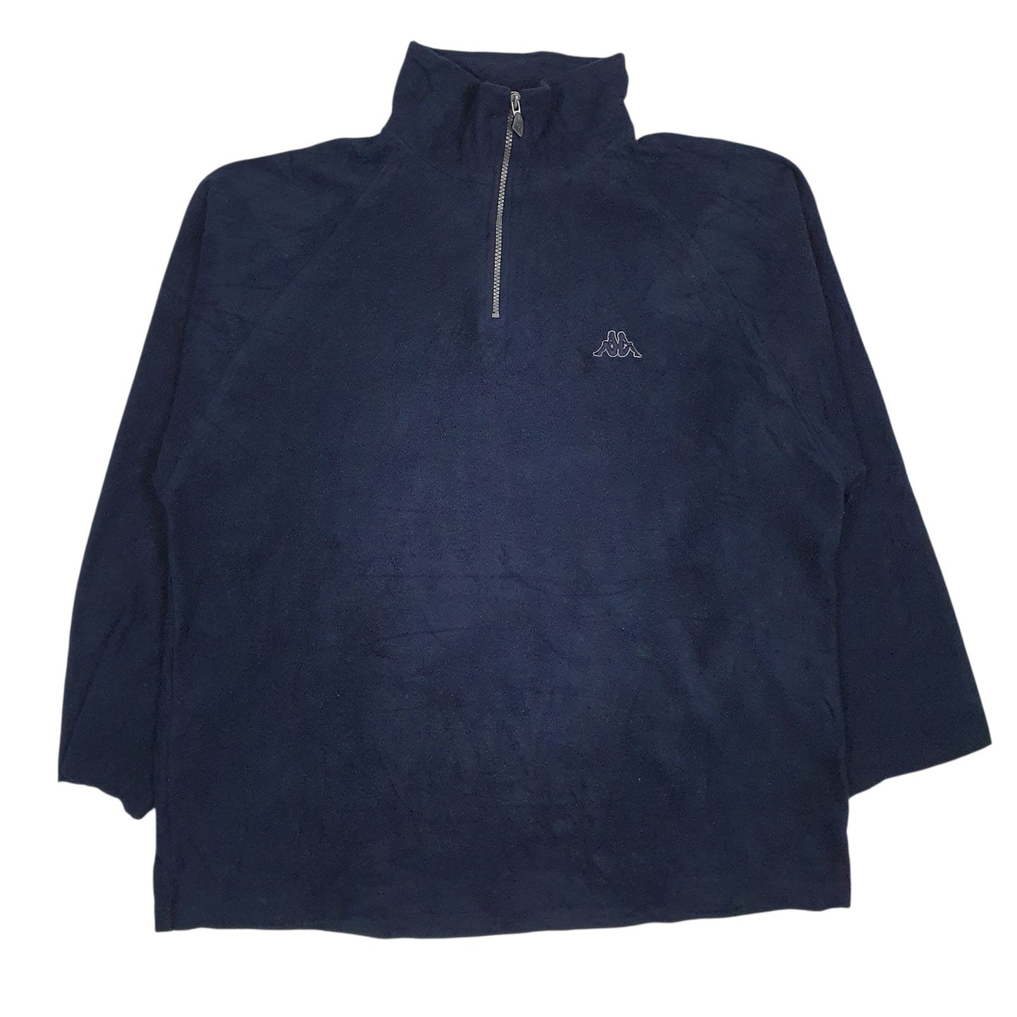 Mens Navy Kappa  Quarter Zip Jumper