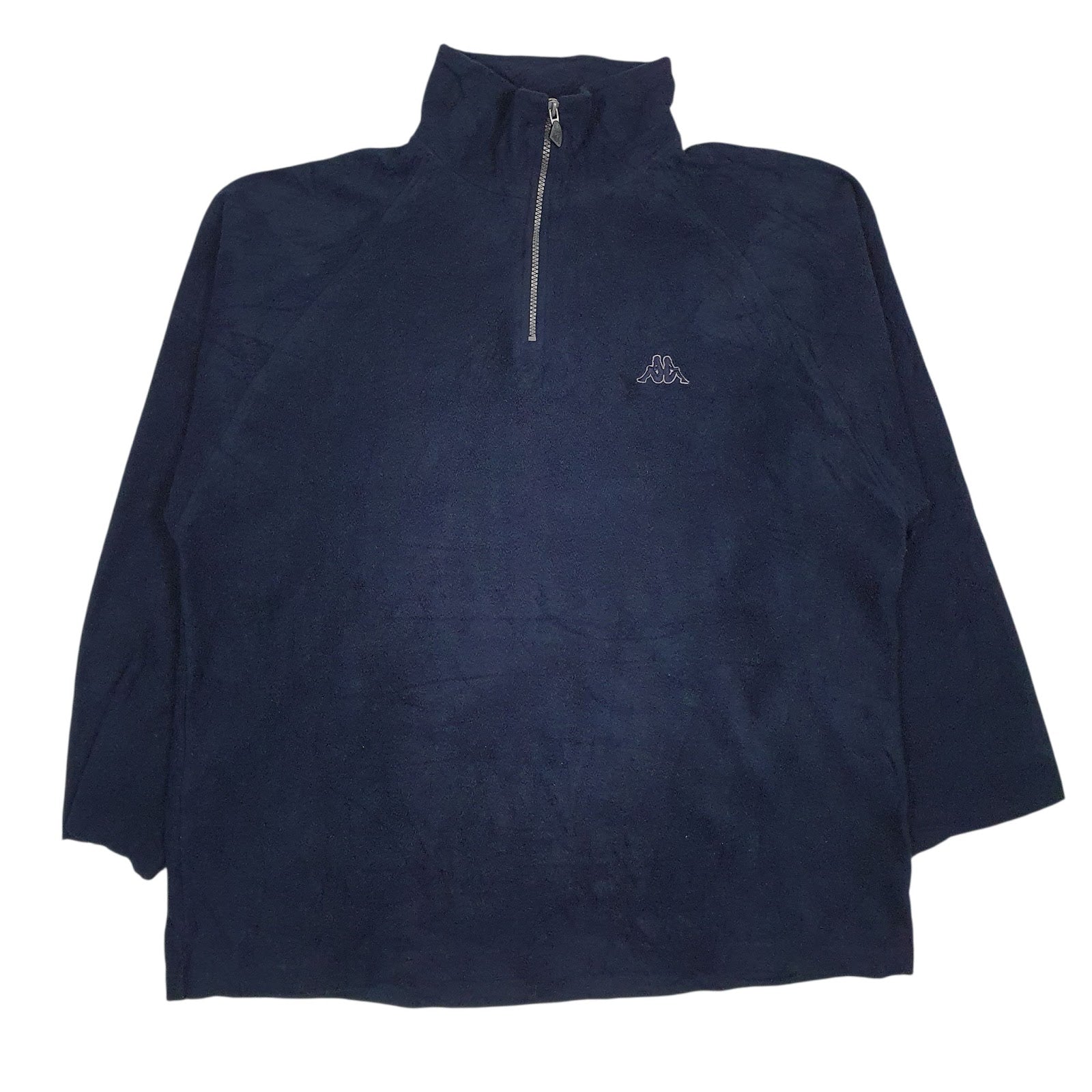 Mens Navy Kappa  Quarter Zip Jumper