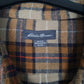 Mens Brown Eddie Bauer Flannel  Shirt
