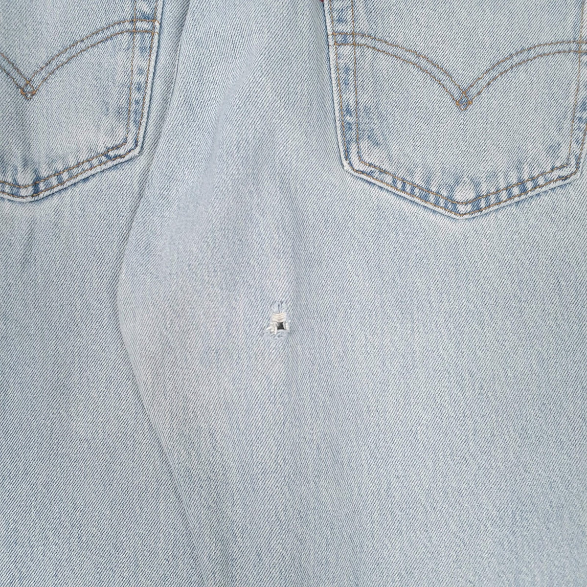 Mens Blue Levis Distressed  Jeans