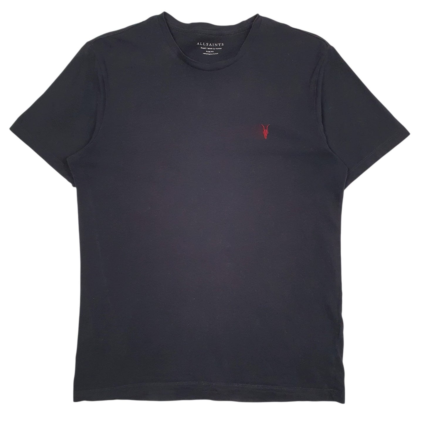 Mens Black All Saints  Short Sleeve T Shirt