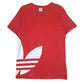 Mens Red Adidas  Short Sleeve T Shirt
