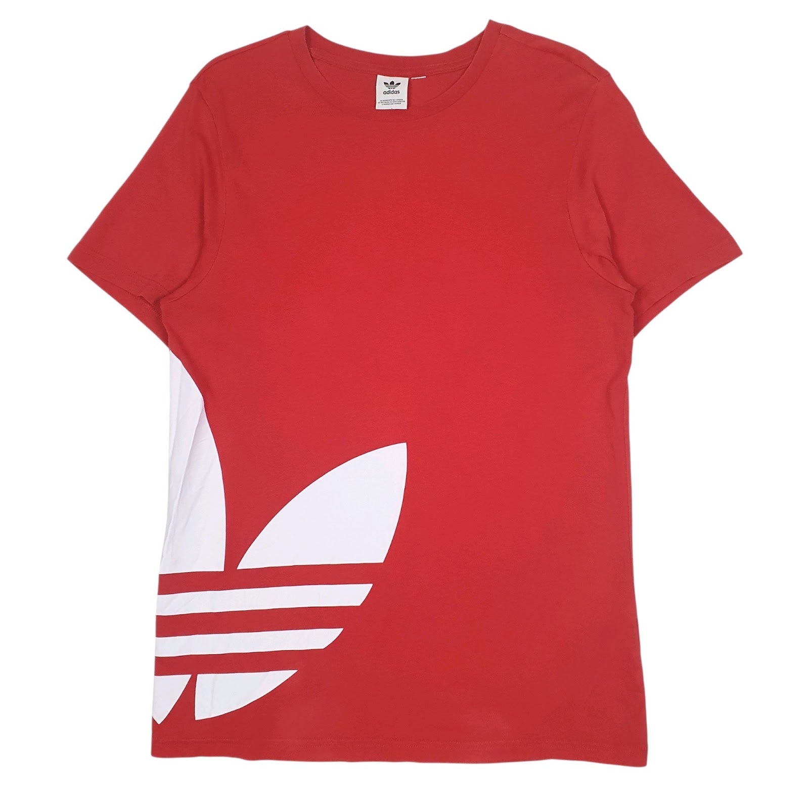 Mens Red Adidas  Short Sleeve T Shirt