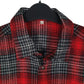Mens Red Unbranded Vintage 90s Plaid Flannel  Shirt