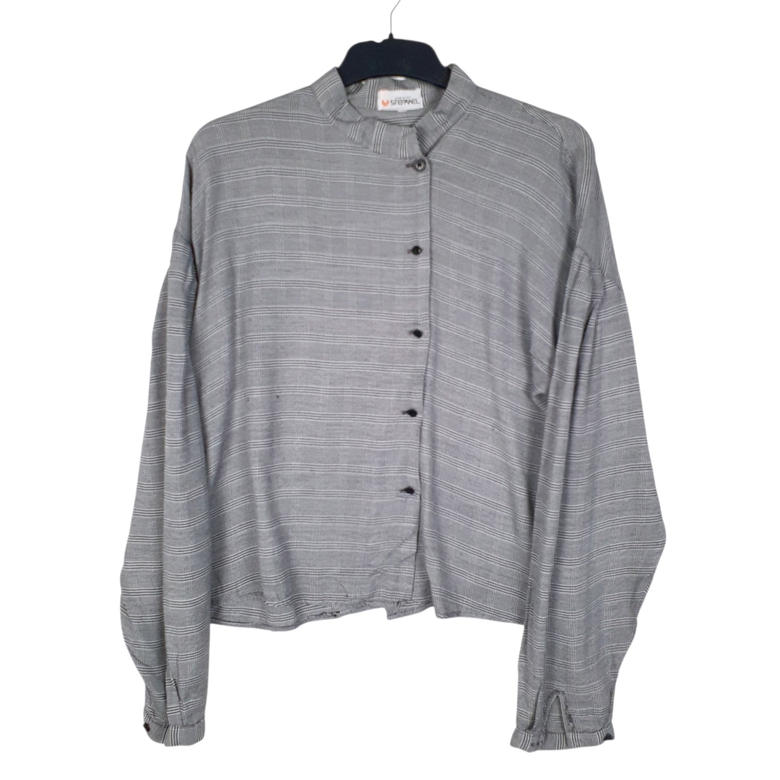 Womens Grey Stefanel  Long Sleeve Shirt