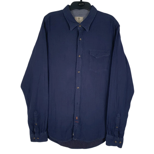Mens Navy Timberland  Long Sleeve Shirt