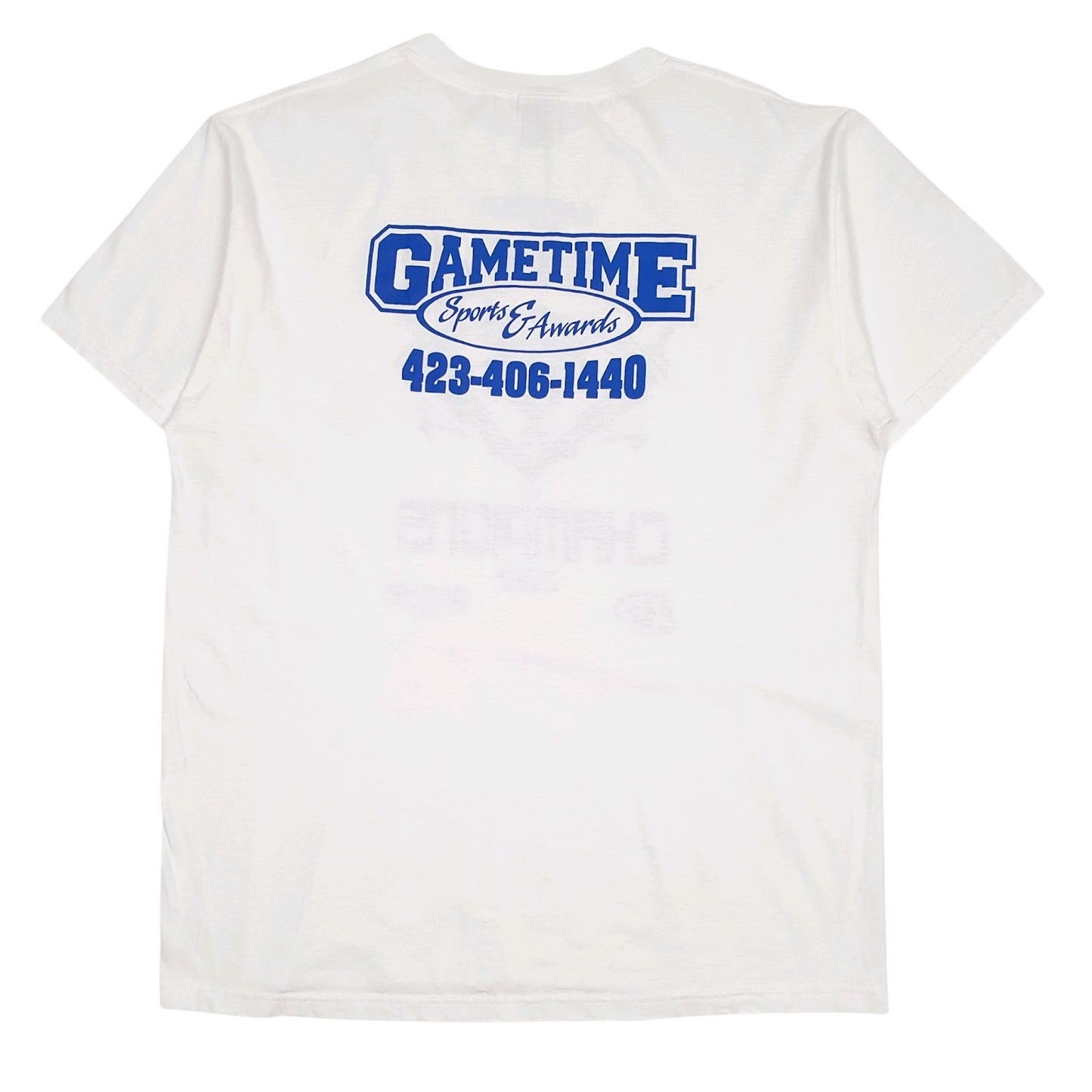 Mens White Fruit Of The Loom USSA Tournament Champions  T Shirt