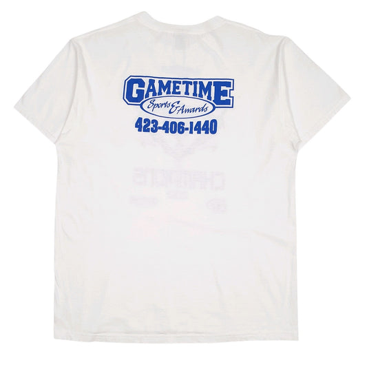 Mens White Fruit Of The Loom USSA Tournament Champions  T Shirt