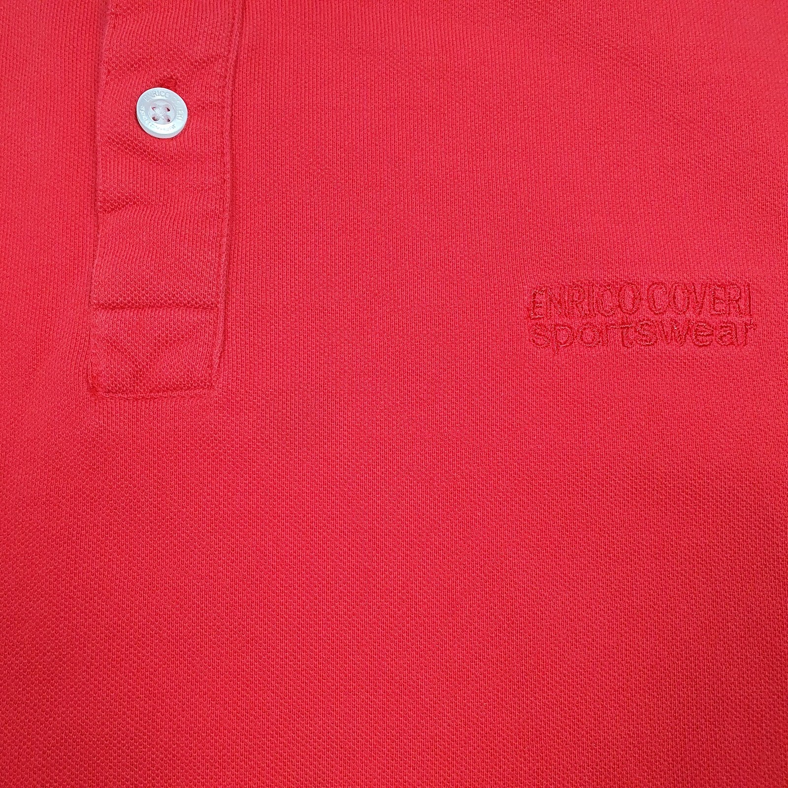 Mens Red Enrico Coveri   Polo Shirt
