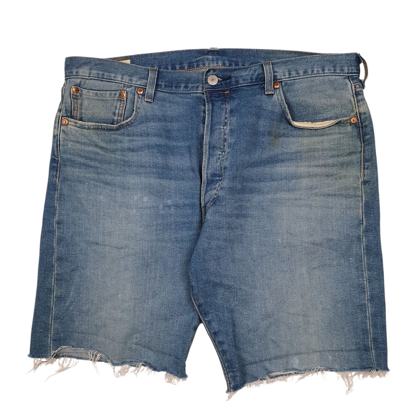 Mens Blue Levis 501 Denim Shorts