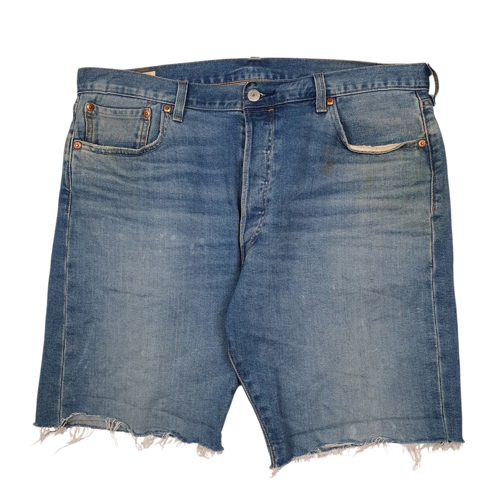 Mens Blue Levis 501 Denim Shorts