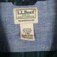 Mens Green L.L.Bean Flannel  Shirt
