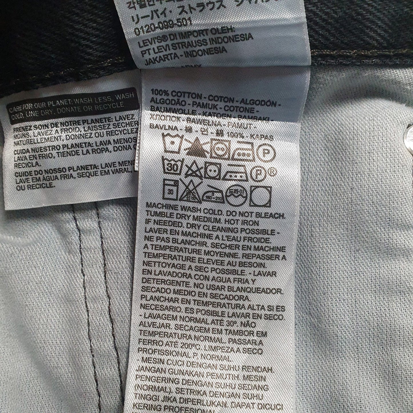 Mens Black Levis   Jeans
