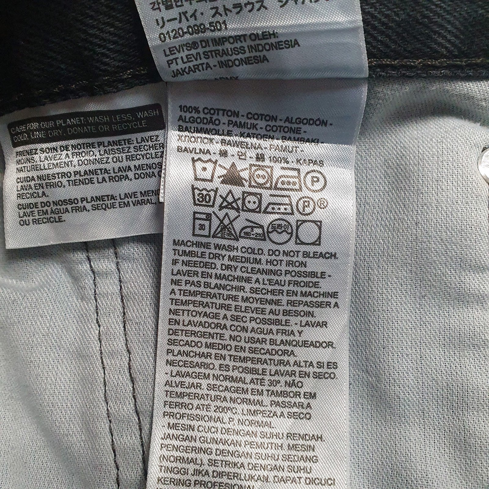 Mens Black Levis   Jeans