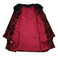Womens Burgundy Unbranded Faux Fur  Coat