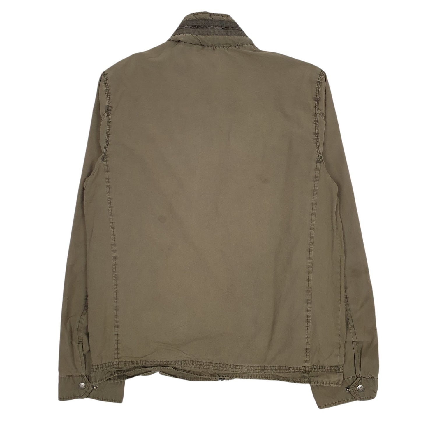 Mens Green Levis Hooded  Coat