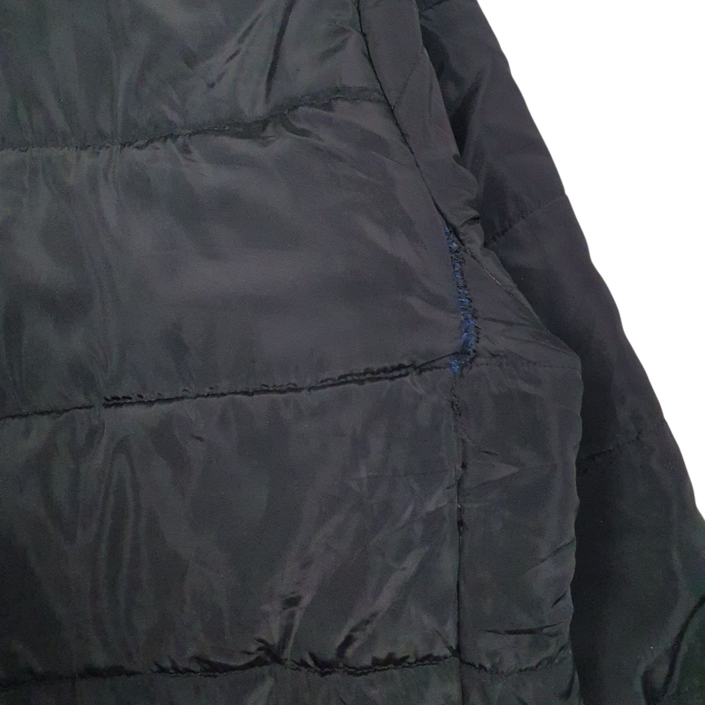 Womens Black Fila  Hoodie Coat