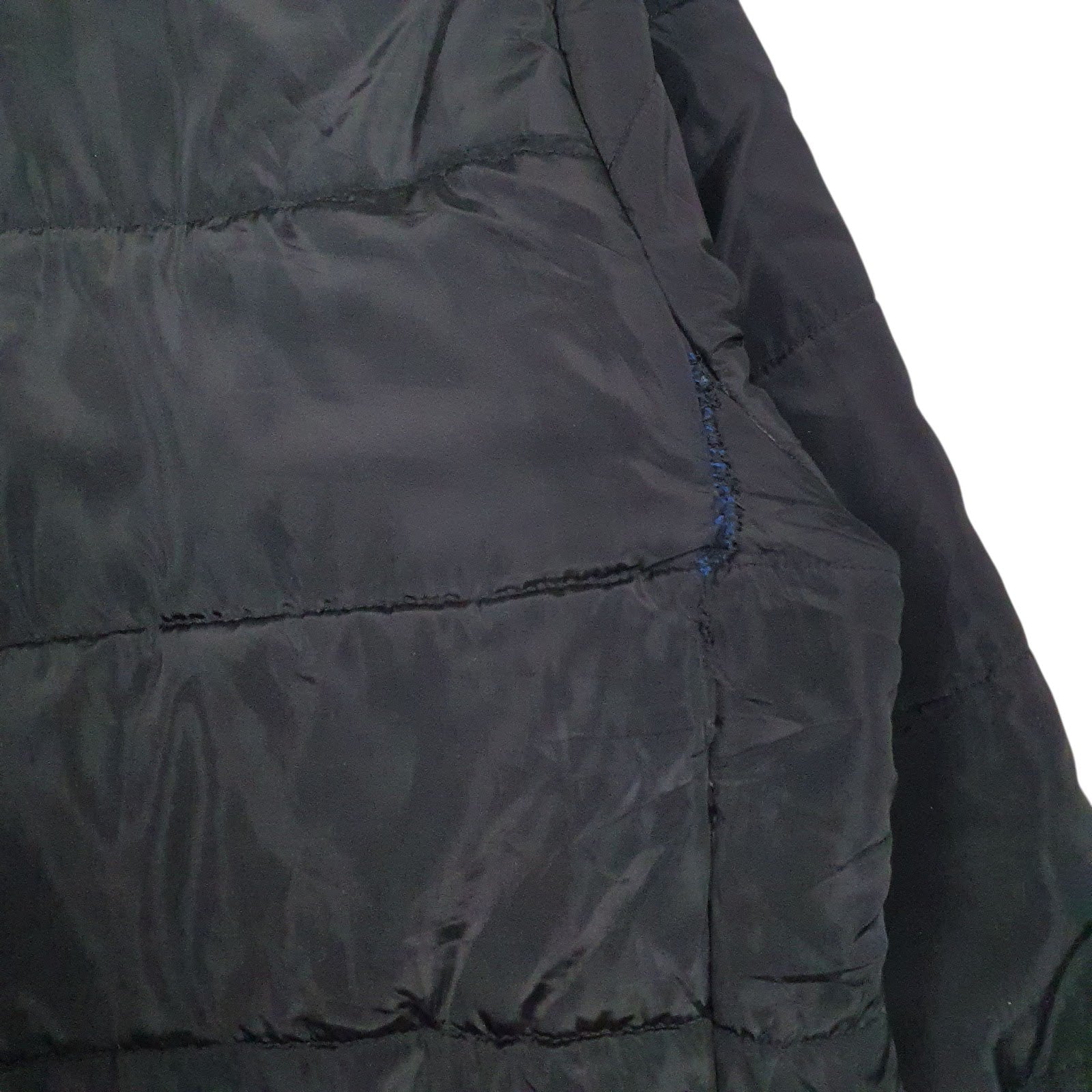 Womens Black Fila  Hoodie Coat