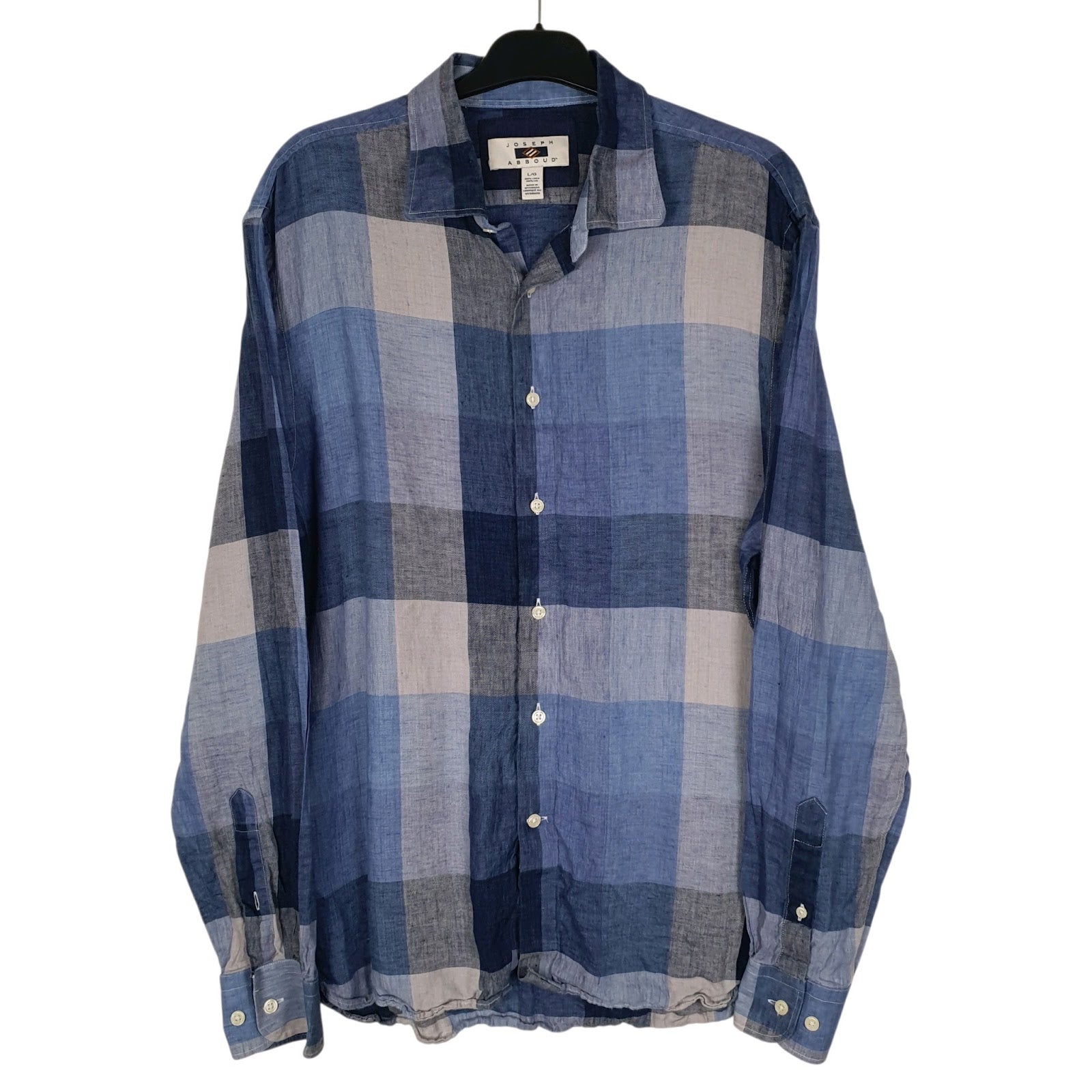 Mens Blue Joseph Abboud  Long Sleeve Shirt