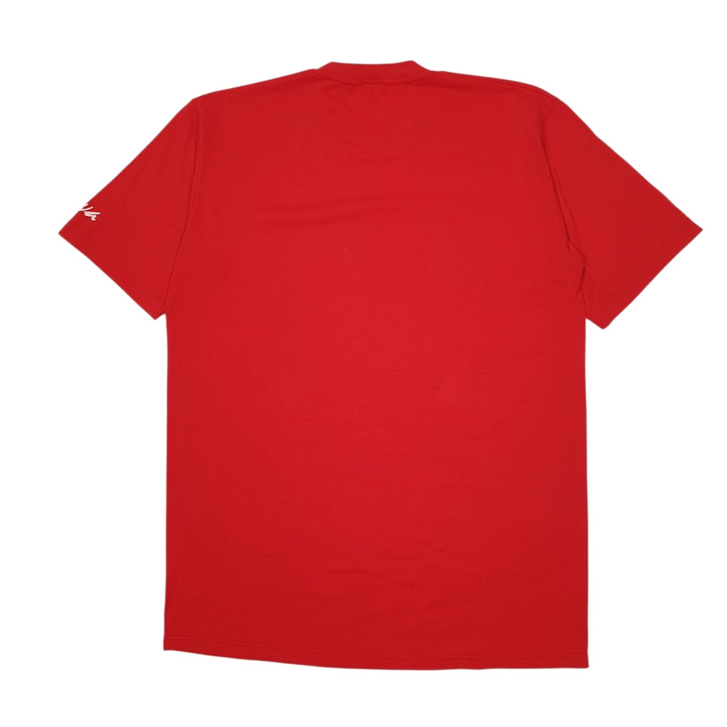 Mens Red Jerzees Vintage 80s 1985 Fishing  T Shirt