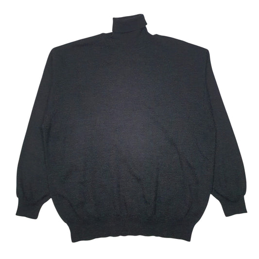 Mens Grey Danilo  Turtle Neck Jumper