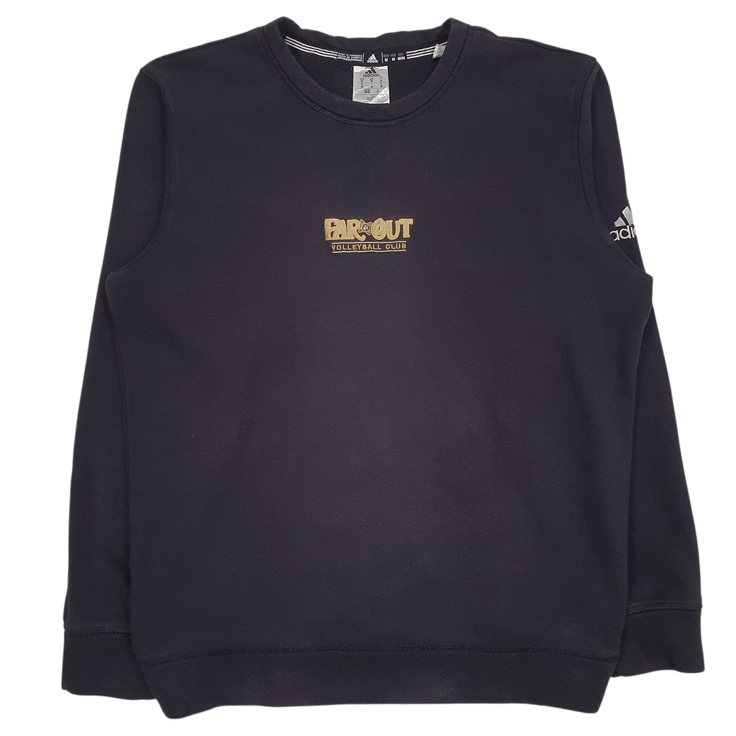 Mens Black Adidas  Crewneck Jumper