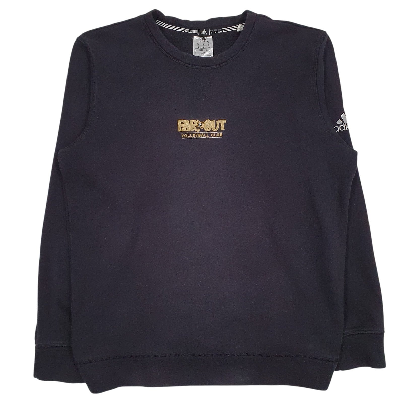 Mens Black Adidas  Crewneck Jumper