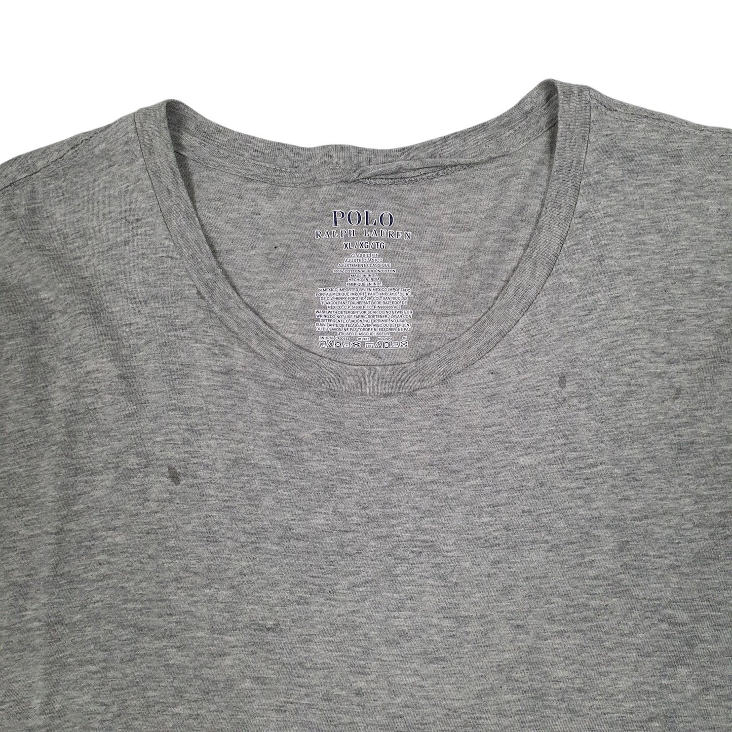 Mens Grey Polo Ralph Lauren   T Shirt