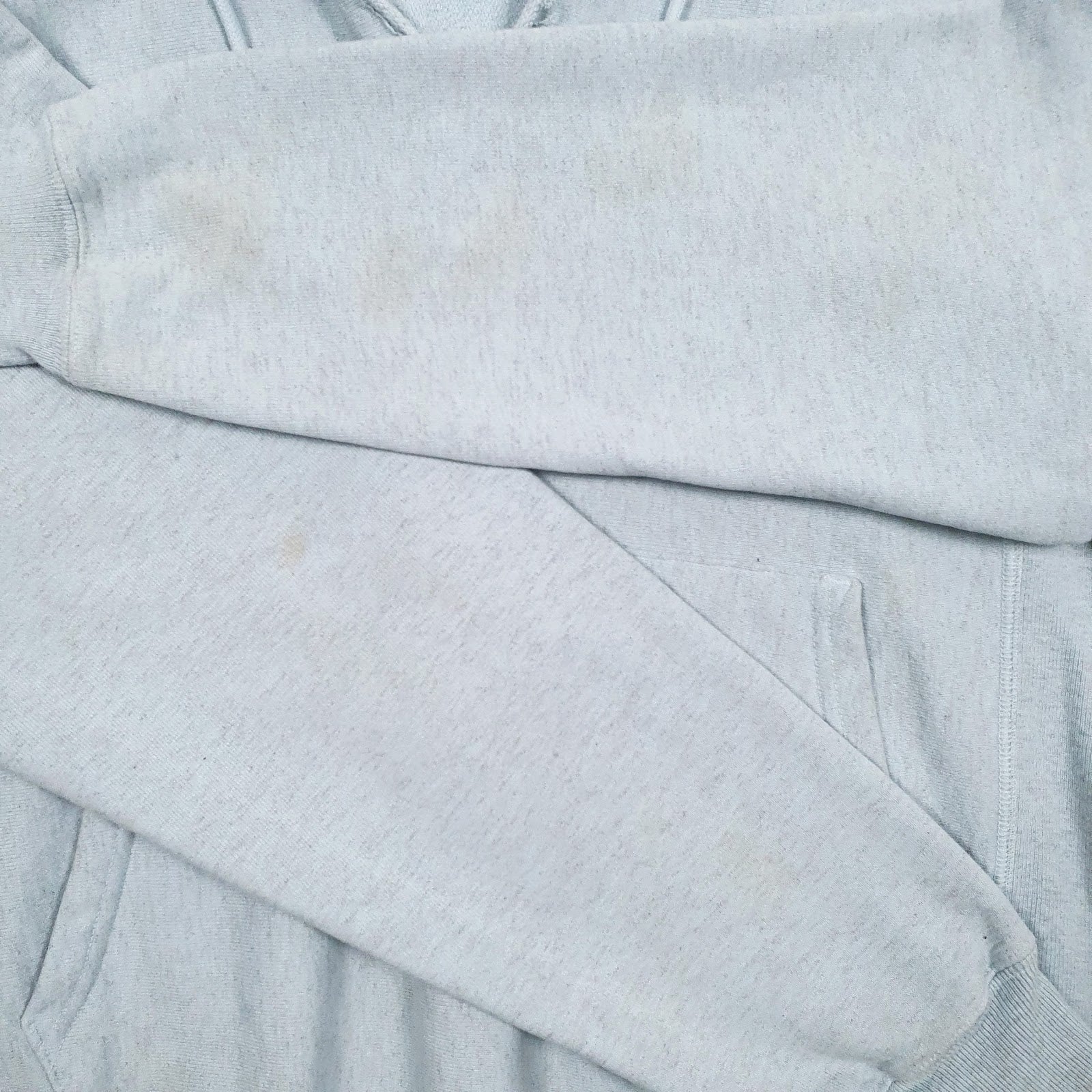 Mens Blue Champion Reverse Weave Hoodie Jumper