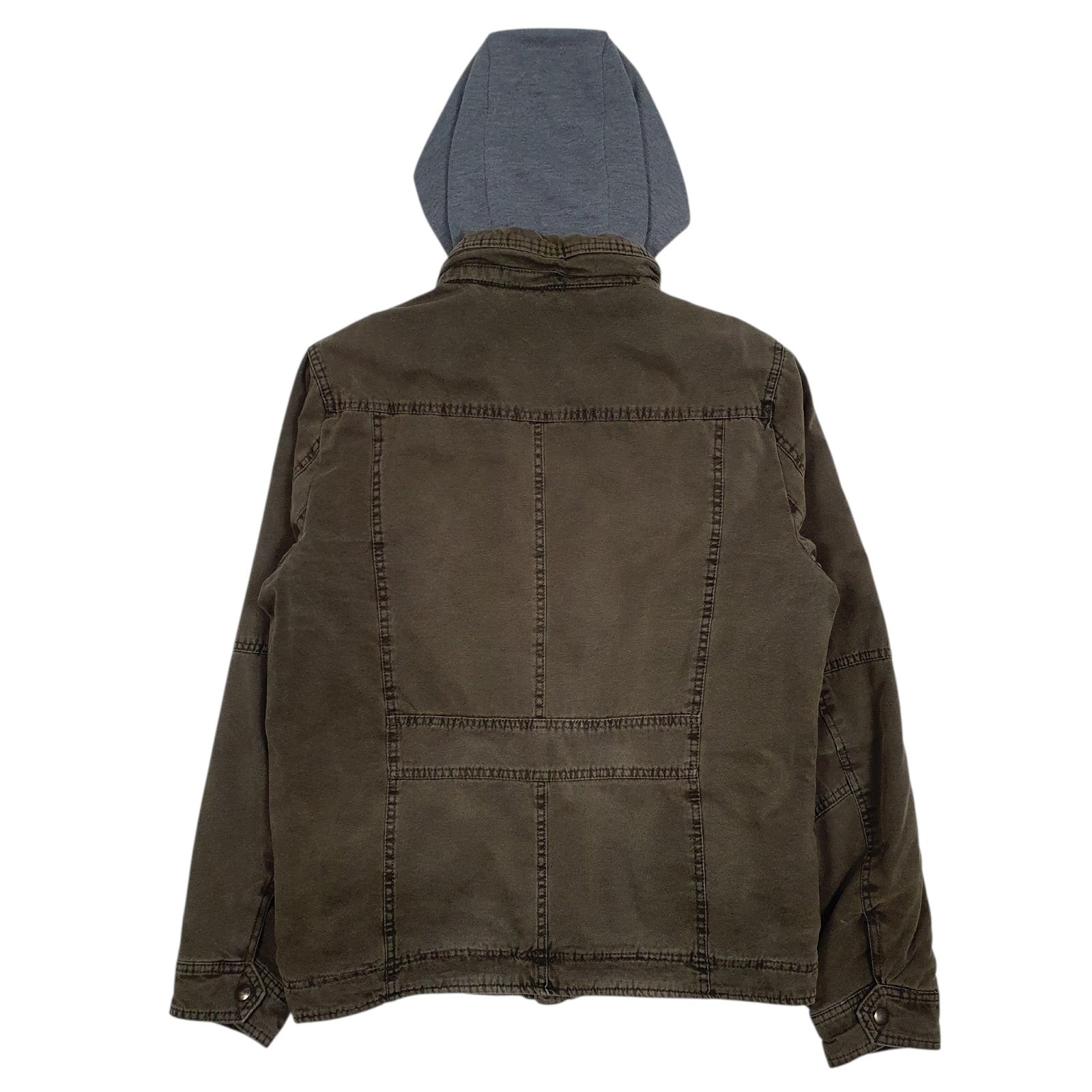 Mens Green Levis Sherpa Lined  Coat