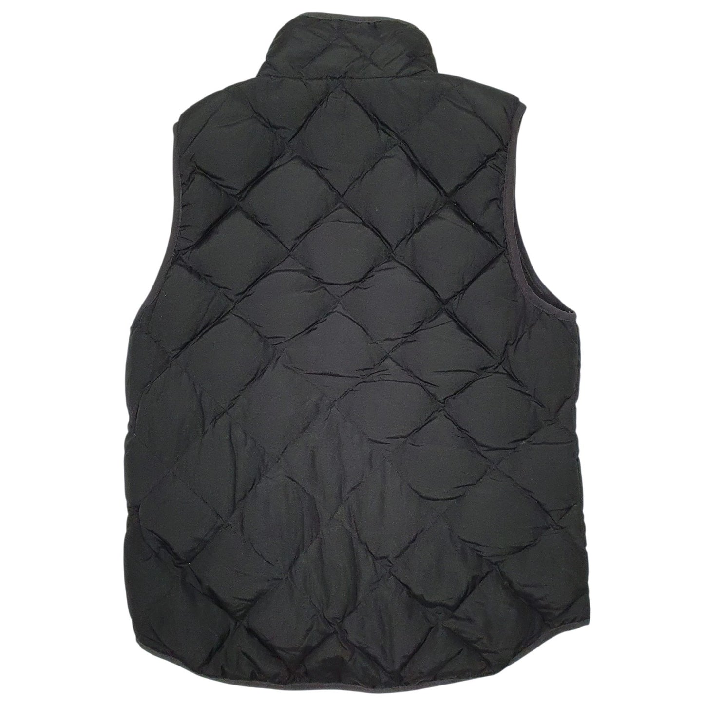 Womens Black Woolrich Quilted Gilet Vest Bodywarmer  Coat