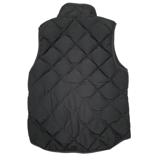 Womens Black Woolrich Quilted Gilet Vest Bodywarmer  Coat