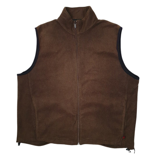 Mens Brown Woolrich  Gilet Jumper