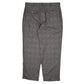 Mens Grey Polo Ralph Lauren Vintage 90s Check Double Pleated  Trousers
