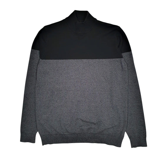 Mens Grey Next  Turtle Neck Jumper