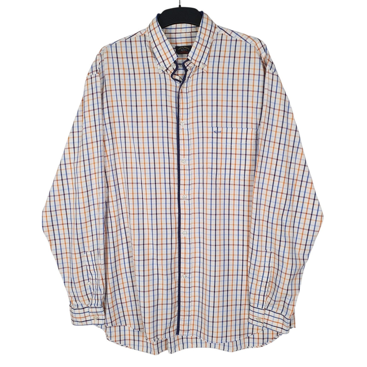 Mens Orange Paul & Shark Yachting Long Sleeve Shirt