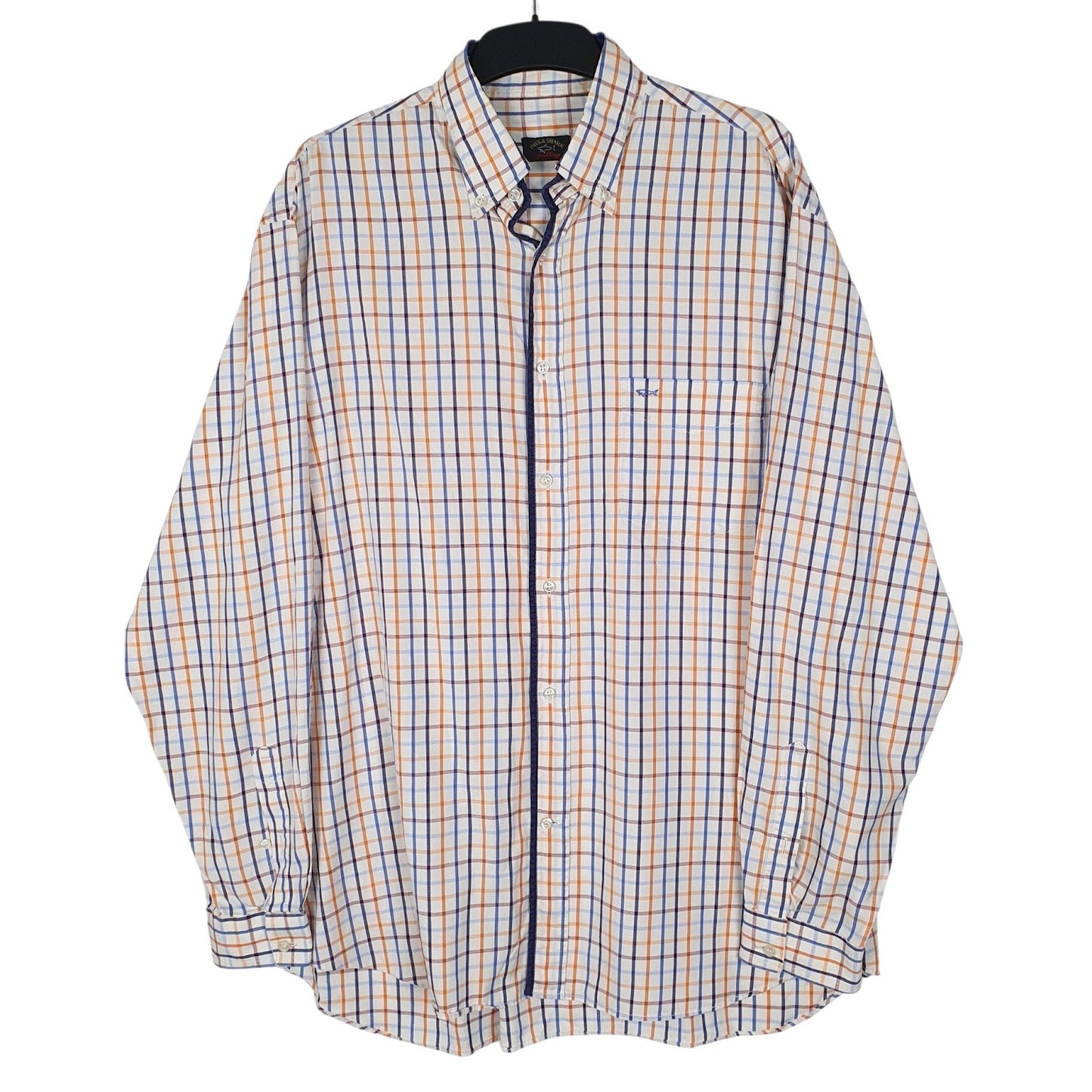 Mens Orange Paul & Shark Yachting Long Sleeve Shirt