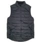 Mens Black Champion Padded Quarter Zip Coat