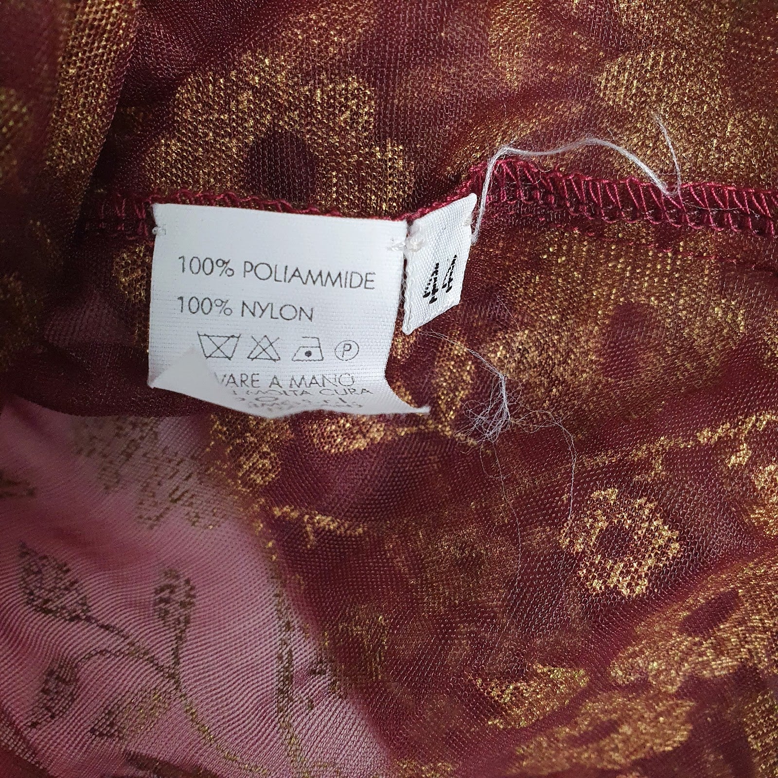Womens Red IKI Sheer  Shirt