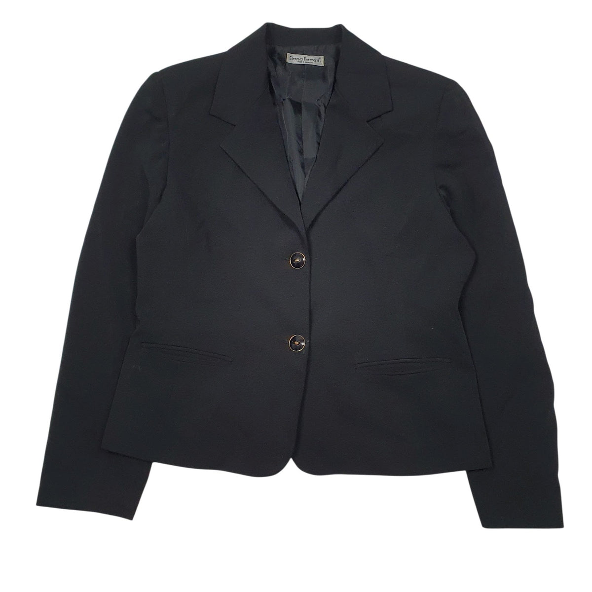 Womens Black Elena Ferretti   Coat