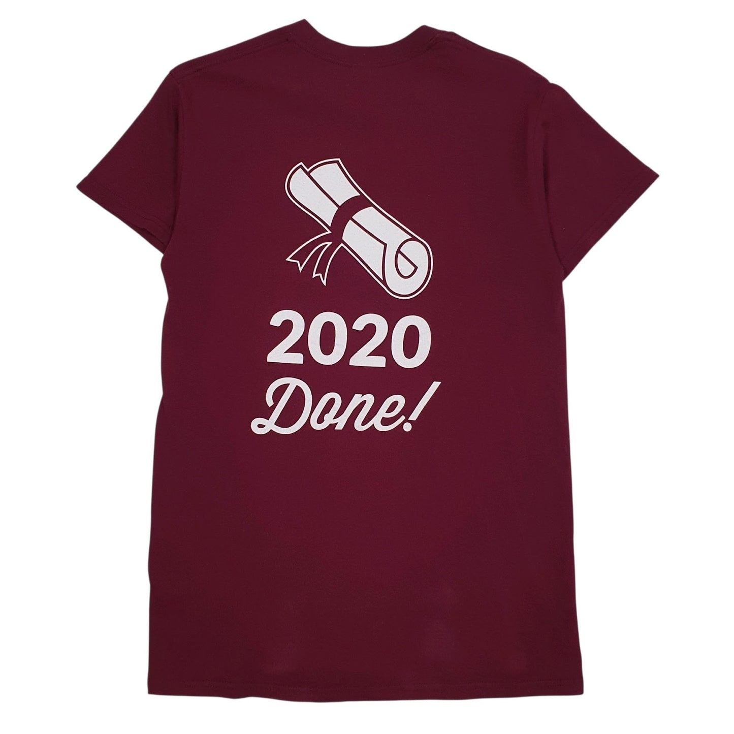 Mens Burgundy Gildan   T Shirt