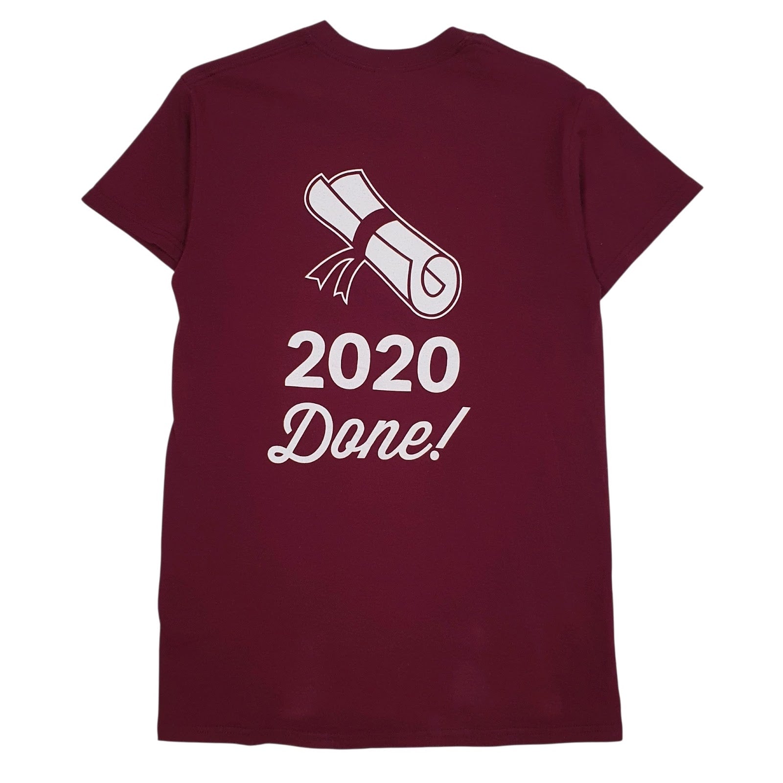 Mens Burgundy Gildan   T Shirt