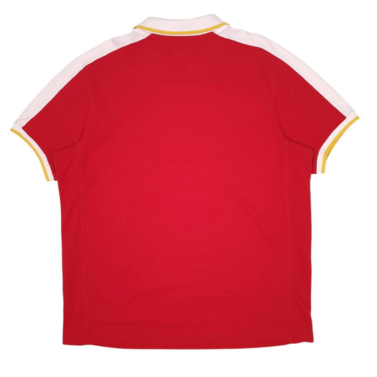 Mens Red Timberland Earthkeepers Hoodie Polo Shirt