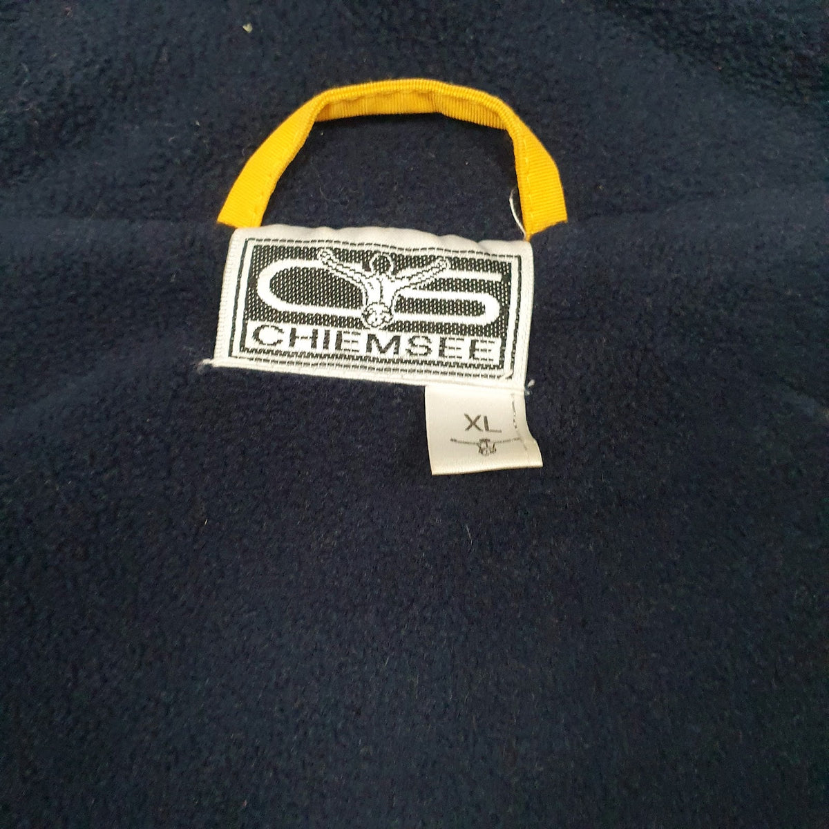 Mens Yellow Chiemsee Vintage Fleece Lined  Coat