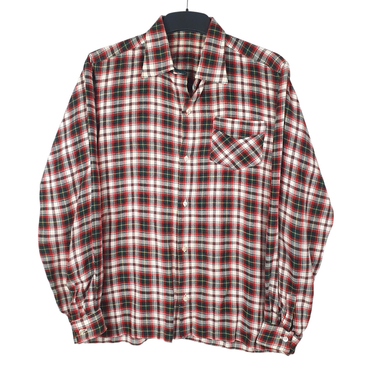 Mens Green Unbranded Vintage Long Sleeve Shirt